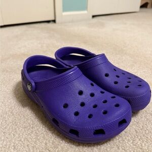 Purple Crocs